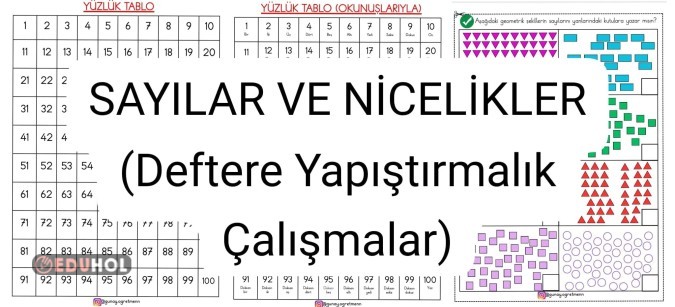 SAYILAR(Deftere Yapışırmalık)