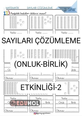 Sayıları Çözümleme Etkinliği-2
