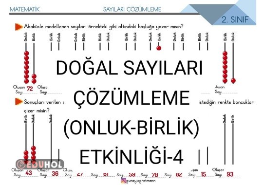 Sayıları Çözümleme Etkinliği-4