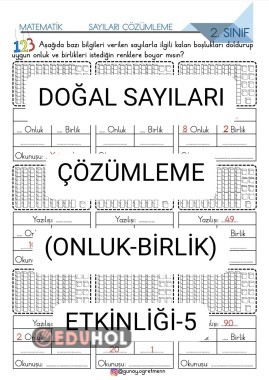Sayıları Çözümleme Etkinliği-5