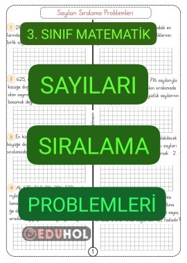 Sayıları Sıralama PROBLEMLERİ