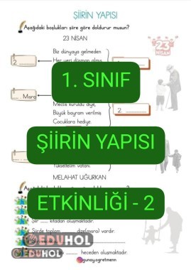 Şiirin Yapısı Etkinliği-2