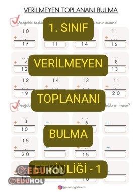 Toplamada Verilmeyeni Bulma Etkinliği-1