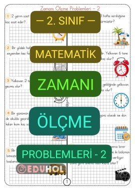 Zamanı Ölçme Problemleri-2