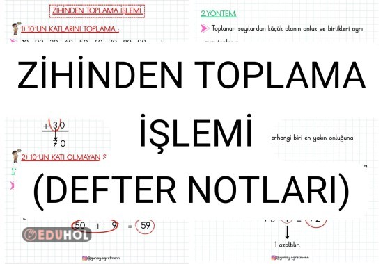 Zihinden Toplama(DEFTER NOTLARI)