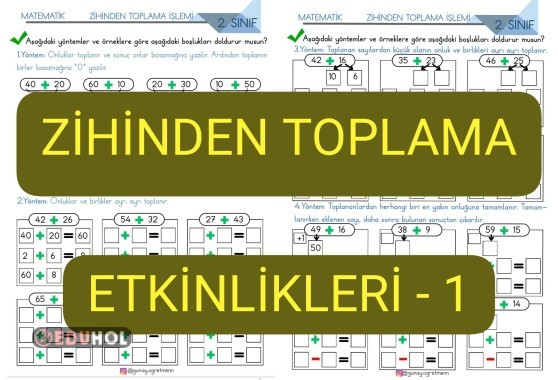 Zihinden Toplama Etkinlikleri-1