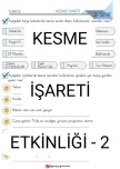 Kesme İşareti Etkinliği-2
