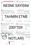 Nesne Sayısını Tahmin Etme(Defter Notları)
