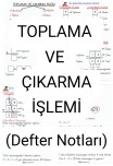 Toplama ve Çıkarma İşlemi(Defter Notları)