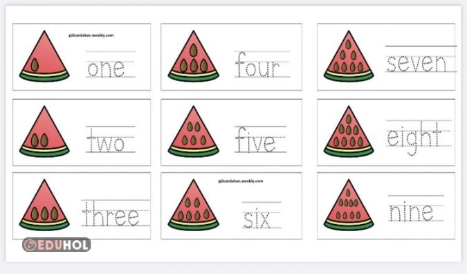 2.4 trace with numbers sayıların üzerinde geçin