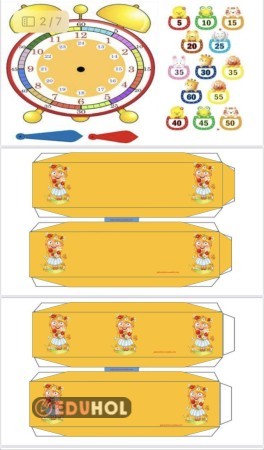 4. Sınıf 5. Ünite saat maketi yapımı