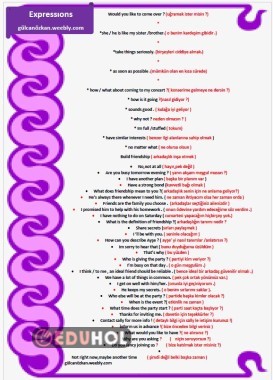 8.1 expressions ifadeler ünitede geçen ifadeler