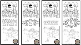 23 nisan kıtap ayracı boyama etkınlığı