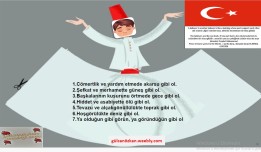 milli birlik ve beraberlik temasına uygun mevlana