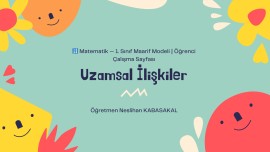 🔢 Matematik — 1. Sınıf Maarif Modeli | Öğrenci Çalışma Sayfası