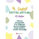4. Sınıf 27. Hafta Defter Notları