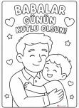 Babalar Günü Boyama Sayfaları