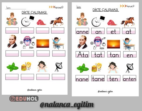 A,N,E,T GÖRSEL DİKTE