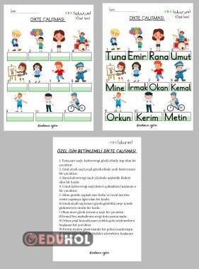 Özel isim betimlemeli görsel dikte 2