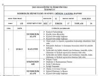 REHBERLİK 2.DÖNEM SONU RAPORU