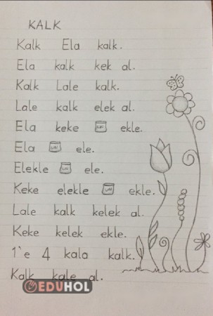 KALK KARESELHİZLİ OKUMA METNİ