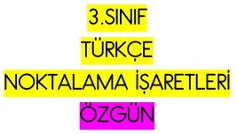 3.SINIF  MİNİ TEST