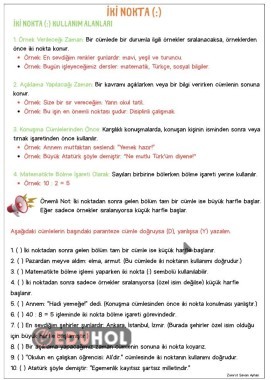 4. Sınıf iki nokta (değerlendirmeli)