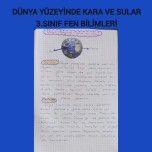 Dünya yüzeyinde kara ve sular