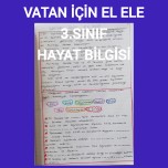 Vatan için el ele 3.sınıf hayat bilgisi
