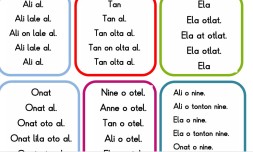 o sesi kelime ve hızlı okuma metinleri