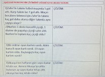 1.SINIF PROBLEM ÖRNEKLERİ