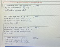 1.SINIF PROBLEM SORULARI