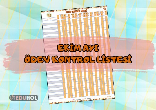 Ödev Kontrol Listesi - Ekim