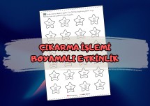 Çıkarma İşlemi Boyamalı Etkinlik
