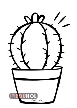 kaktüs boyama