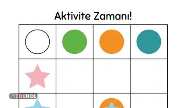 Mantık ve eşleştirme egzersizidir.