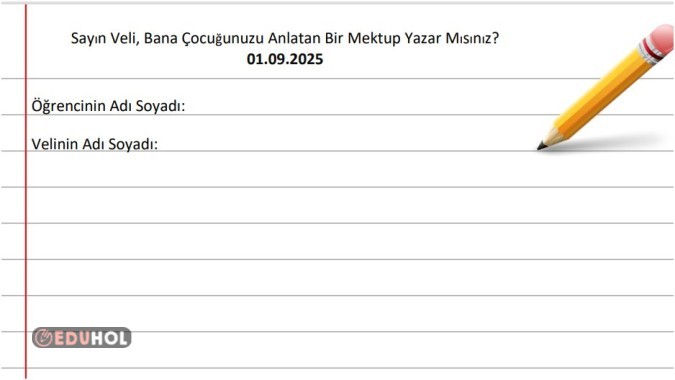 Sayın Veli, Bana Çocuğunuzu Anlatan Bir Mektup Yazar Mısınız