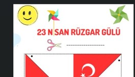 Maarifin Kalbinde Çocuk 23 Nisan Rüzgar Gülü