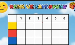 Renk ve Sayı Oyunu