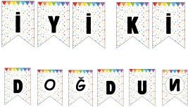 İyi Ki Doğdun Harfleri