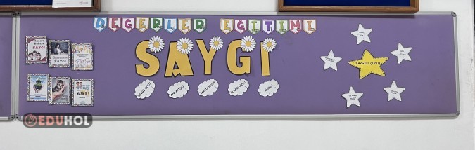 Değerler eğitimi saygı pano görselleri