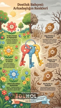 arkadaşlık kuralları infografik