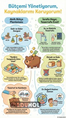 Bütçe panoya asmak için infografik afiş