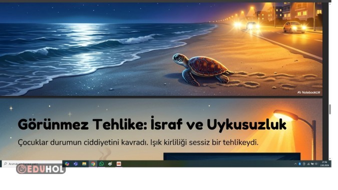 Işık kirliliği hikayeli anlatım