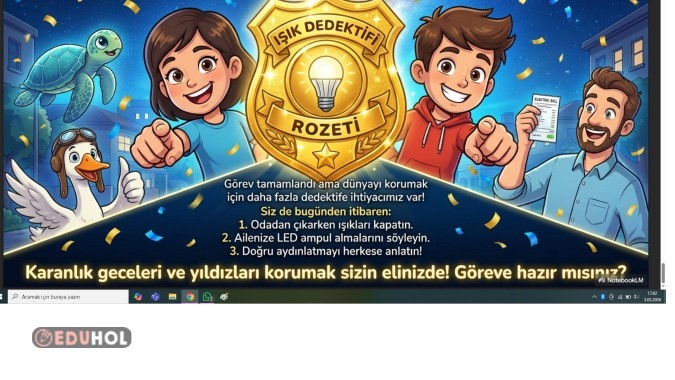 Işık Kirliliği Öğrencilerin seveceği anlatım