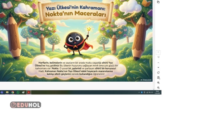 Nokta,,,Hikayeli anlatım