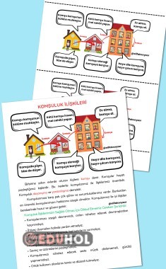 3.Sınıf Hayat Bilgisi: Komşuluk İlişkileri