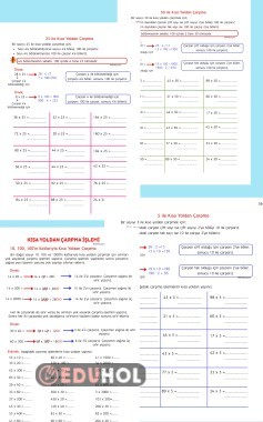 Kısa Yoldan Çarpma İşlemi