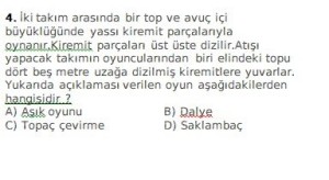 Sosyal Bilgiler 1.dönem 2.yazılı