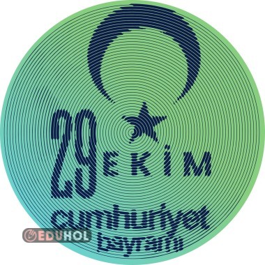 29 EKİM CUMHURİYET BAYRAMI SPİRAL BOYAMA